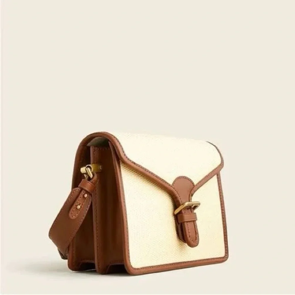 Copenhagen Satchel Bag in Straw - J. Crew NWOT